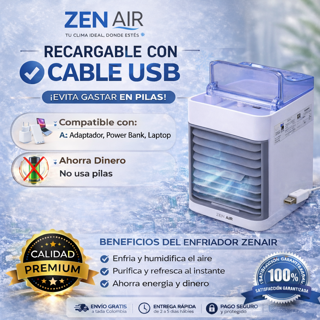 ZenAir™ |Tu Brisa Personal en Segundos