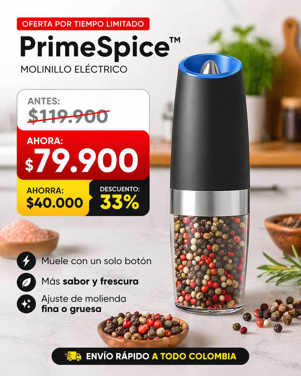 PrimeSpice™ | Más sabor en tus comidas