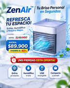 ZenAir™ |Tu Brisa Personal en Segundos