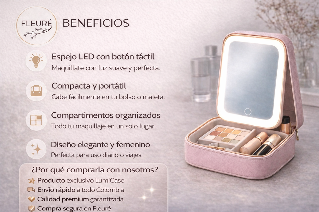 LumiCase™  | Maquíllate Perfecto Donde Quieras